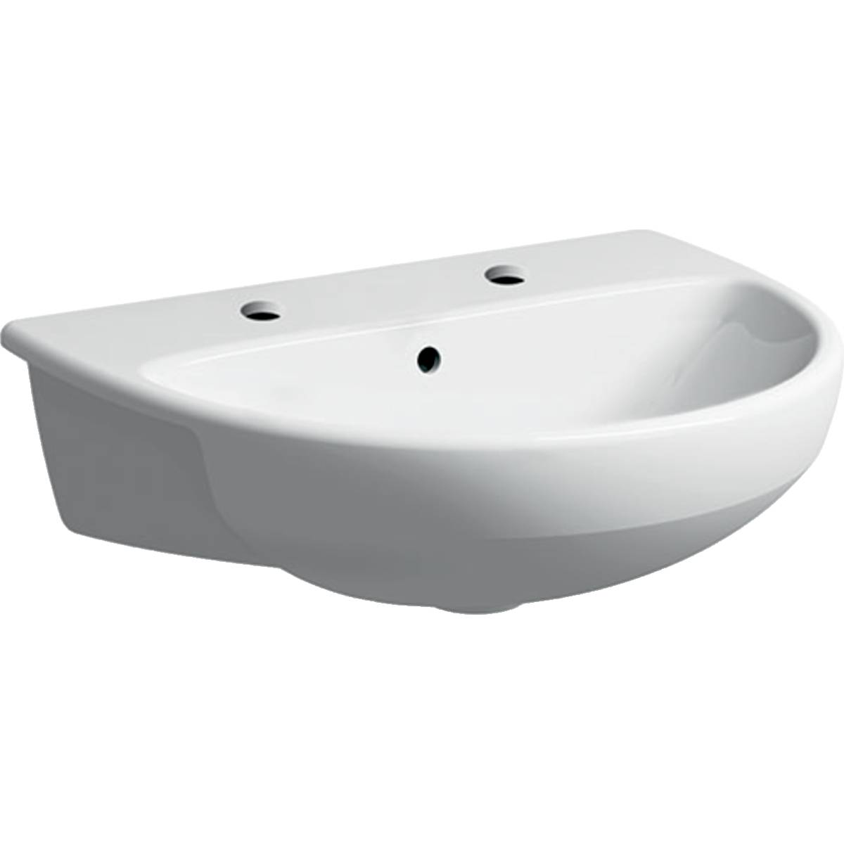 Selnova semirecessed washbasin