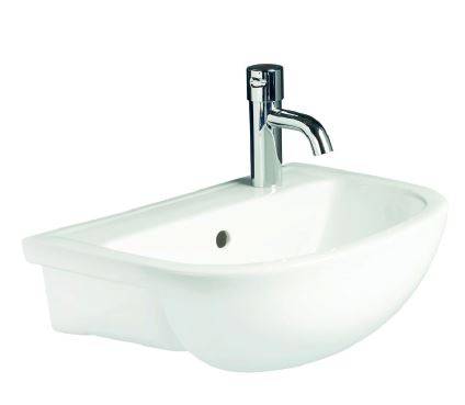 Chartham Semi-Recessed 450 Washbasin