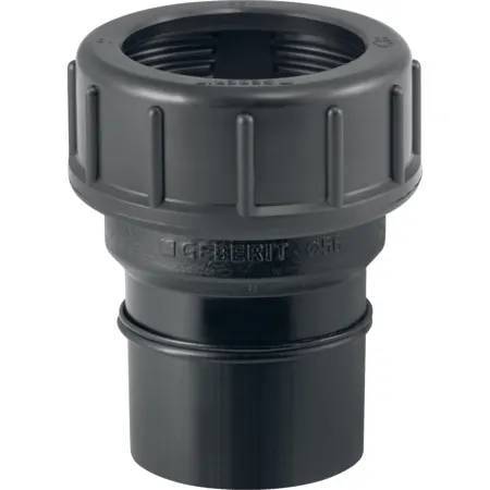 Geberit HDPE Threaded Connector With Compression Joint, Reduced