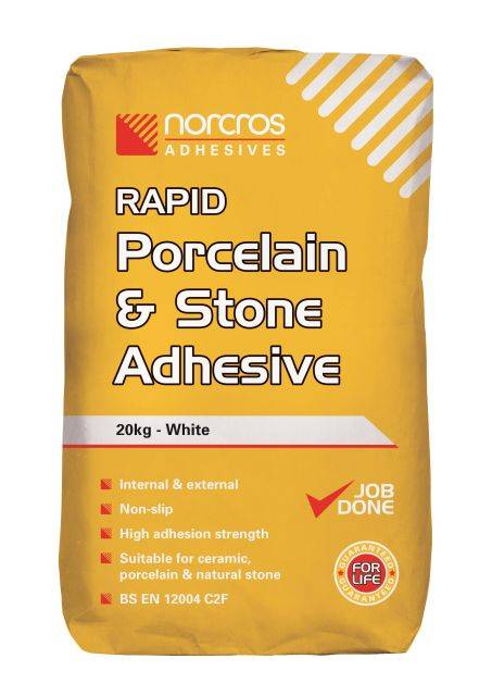 Rapid Porcelain And Stone Tile Adhesive - Flexible Cementitious Tile Adhesive