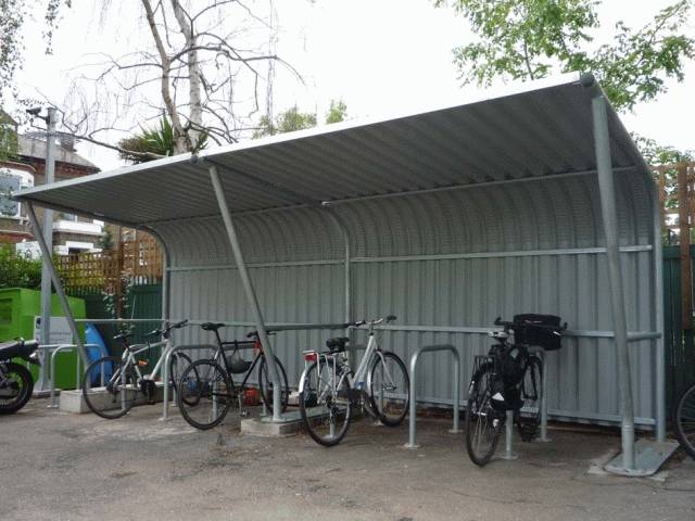 Cantilever Cycle Shelter