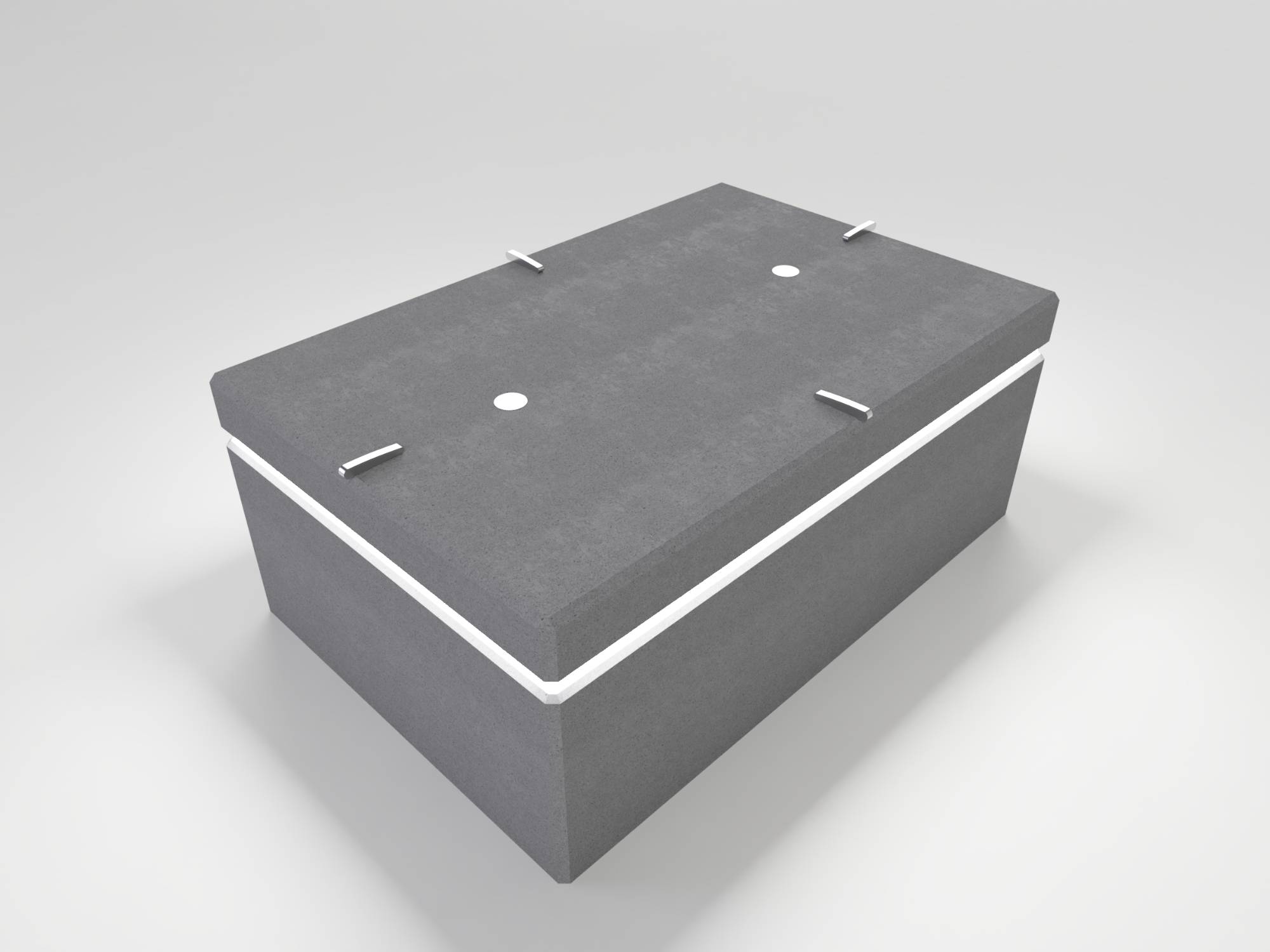 PAS 68 - Counter Terror Concrete Block 1490 - Vehicle defence 