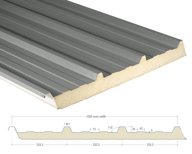 AS35/1000 Insulated Panels - Roofs