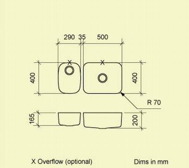 Sink Bowl K50B