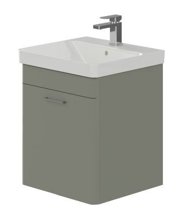 Layla 50 cm 1 Drawer Wall Hung Vanity Basin Furniture Unit 