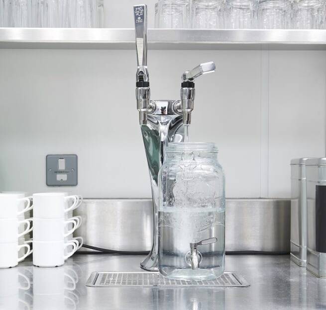 Aqua Mechanical Bottle Filler - Chilled and Sparkling Water Dispenser - Undercounter (60 litres) - Mechanical Bottle Filler 60 L
