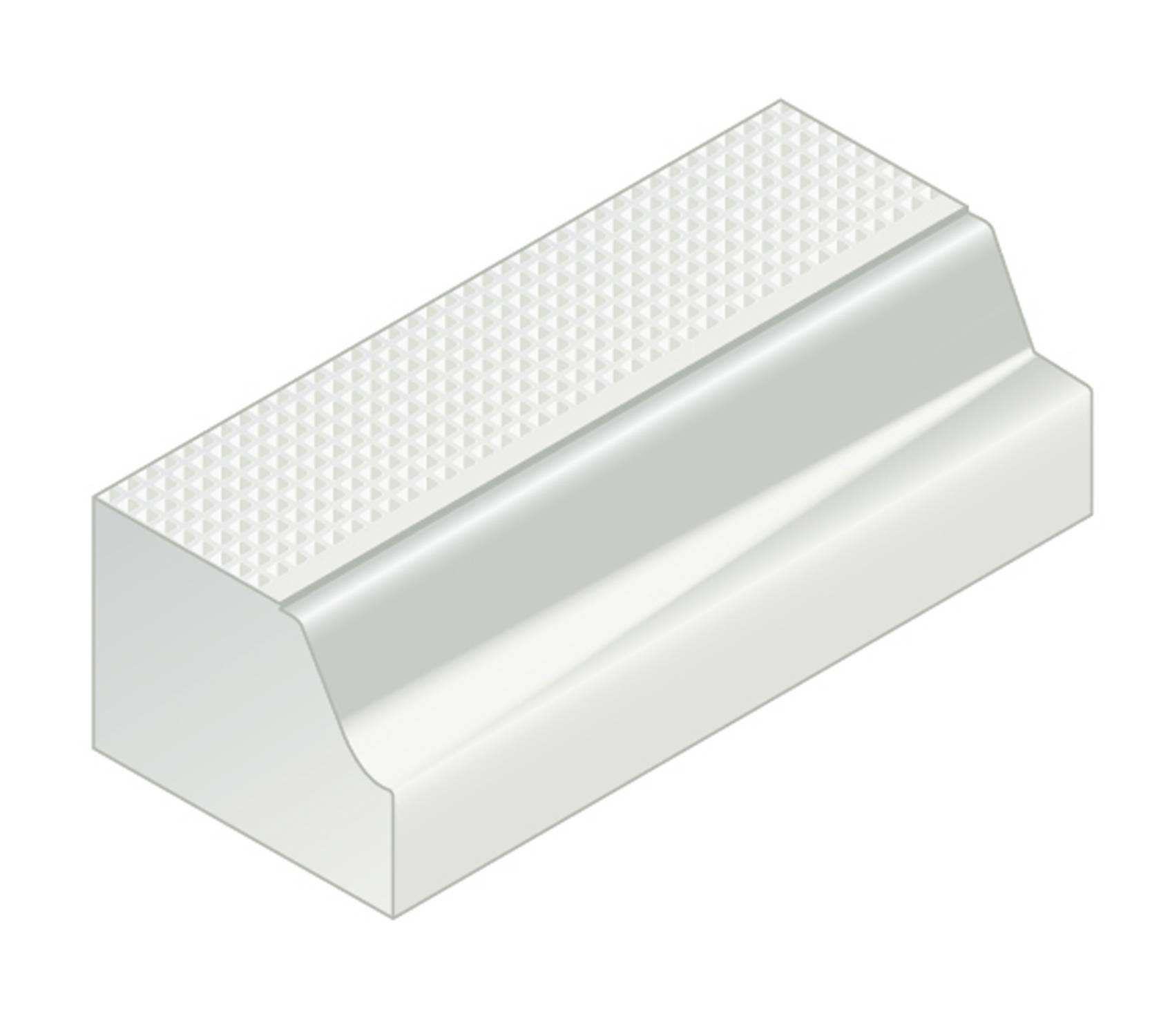 Kassel® Transition Kerb - 160 mm left hand