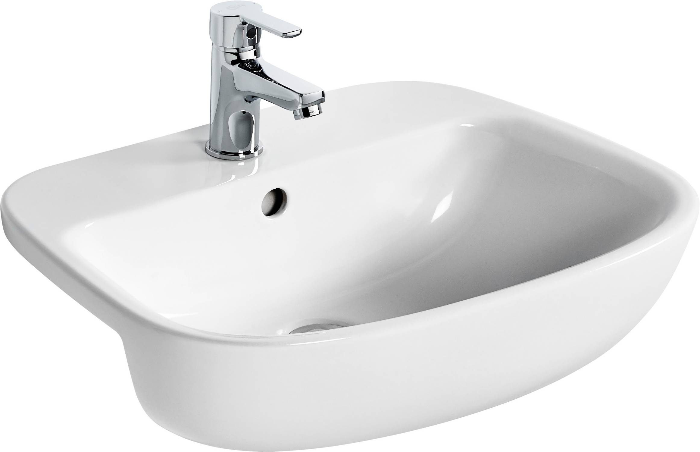 Studio Echo Semi-Countertop Basin 55X43 White BXD