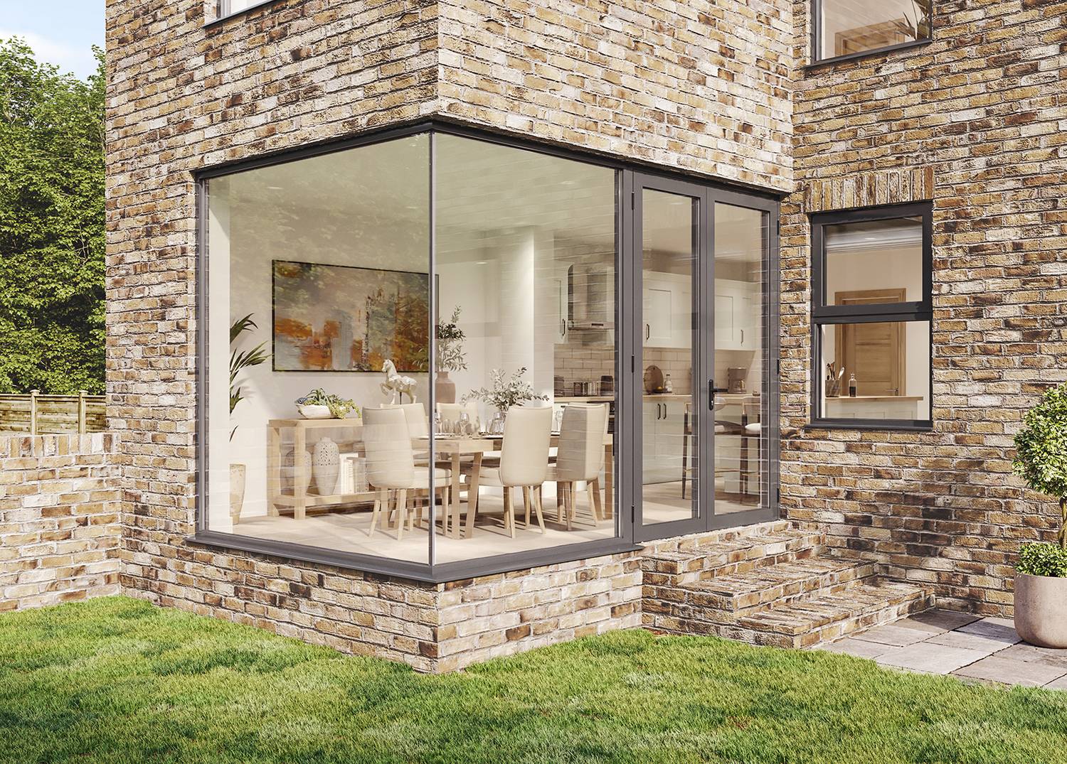 77ID Rebated Door System - Aluminium Door