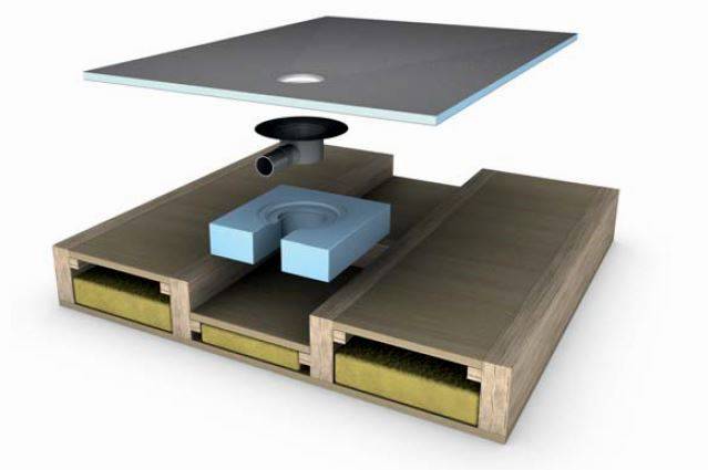 wedi Fundo Substructure Element (Point Drain) - support element for DN50 point drains