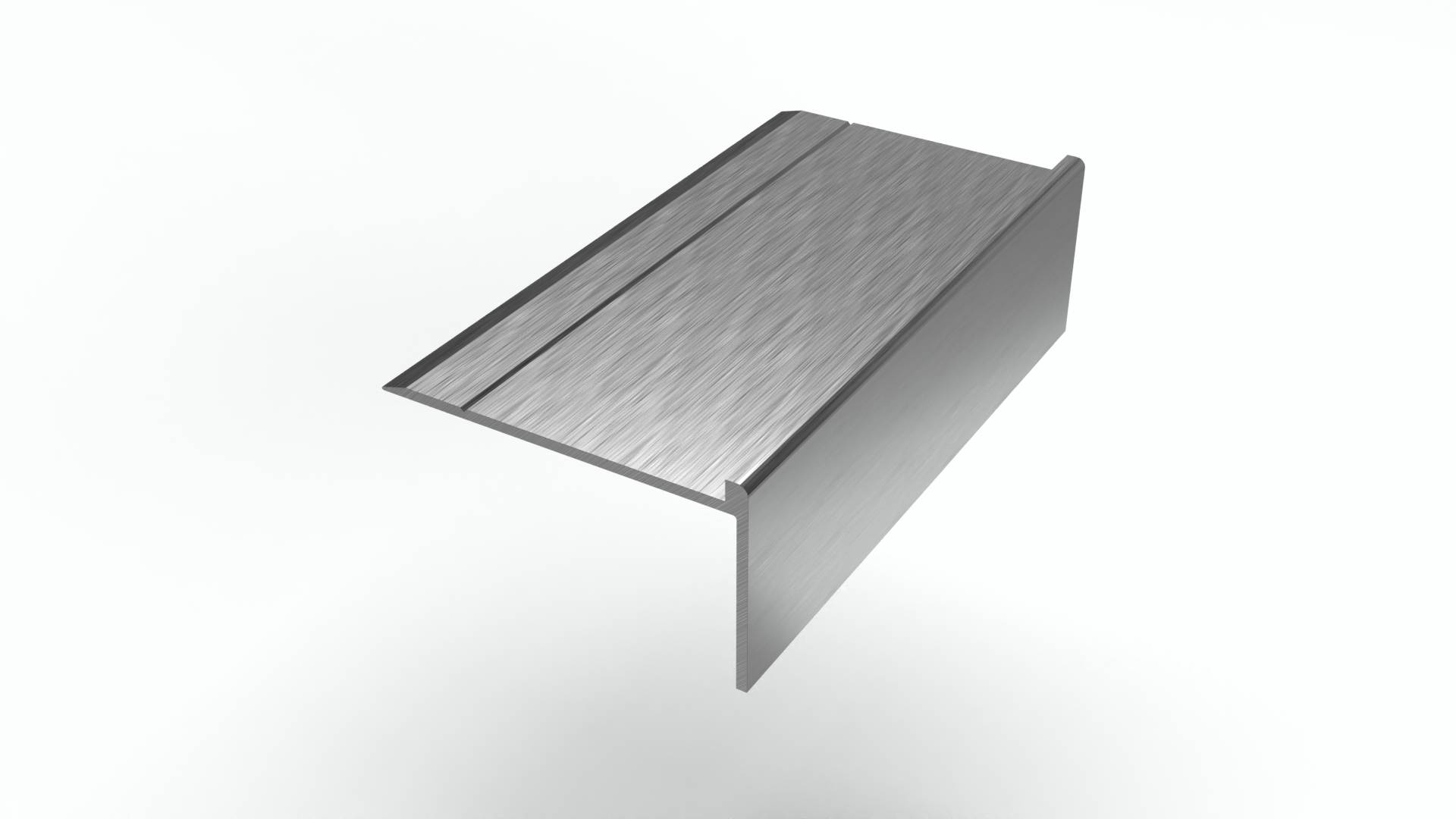 Aluminium LVT Stair Edge Profiles
