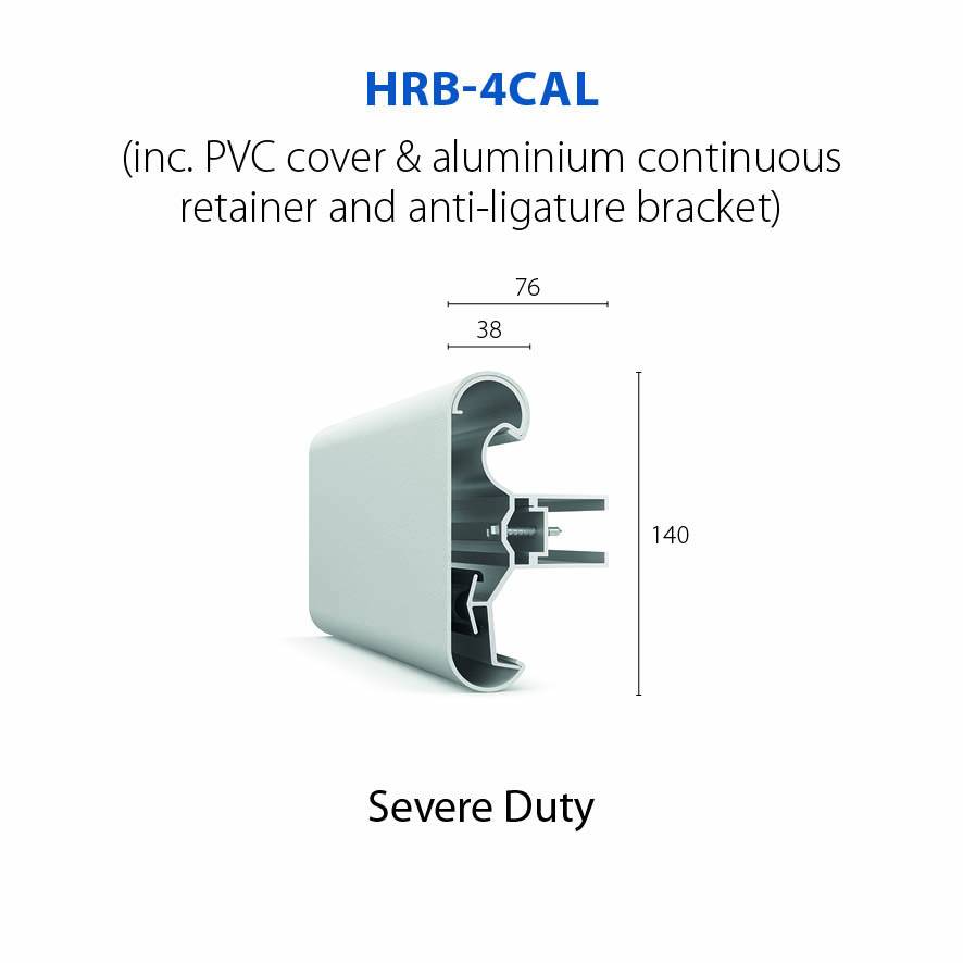 CS Acrovyn® HRB-4C & HRB-4CAL Hand/ Crash Rails