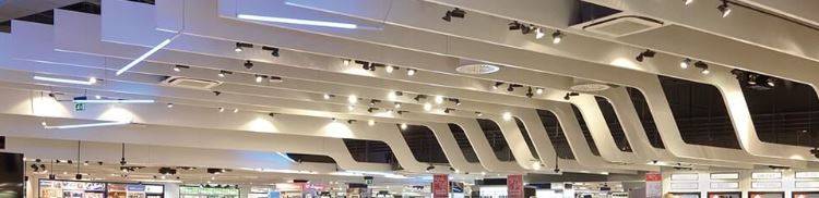 Interior Metal Baffle Ceilings