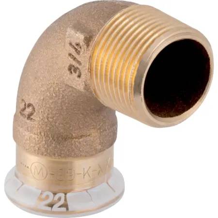 Geberit Mapress Copper Elbow Adaptor 90° With Male Thread