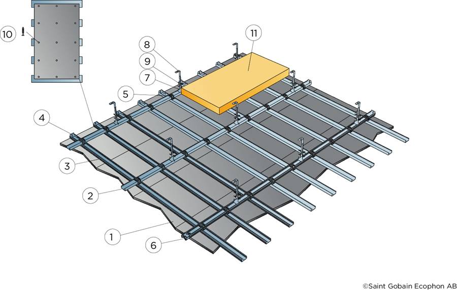 Saga B - Suspended Ceiling System