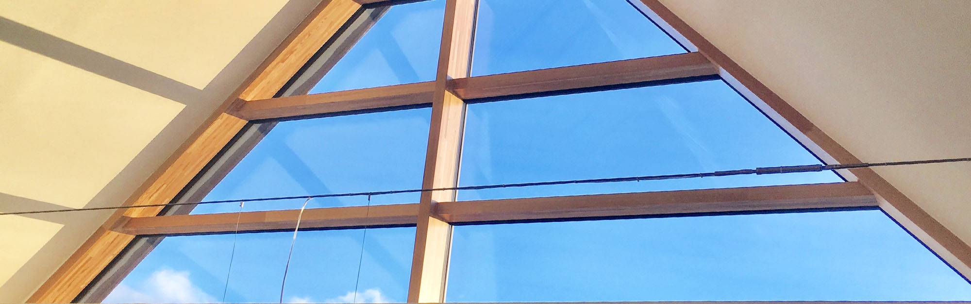 Timber curtain walls