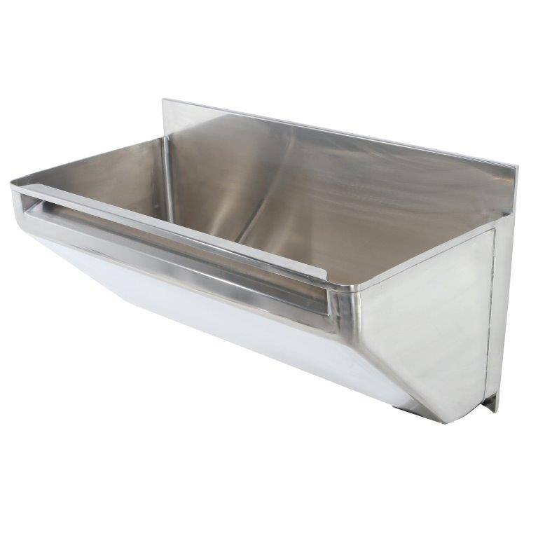Stainless Steel Scrub-Up Trough