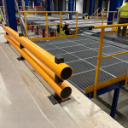 Double Bumper Safety Barrier - PAS 13 Tested Polymer Safety Barrier