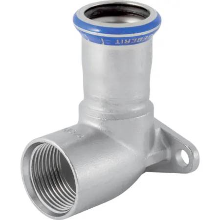 Geberit Mapress Stainless Steel Elbow Tap Connector 90°