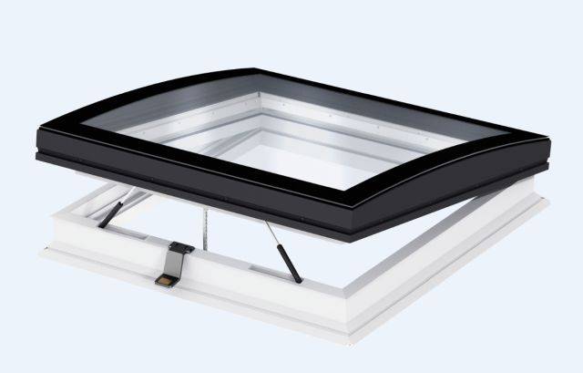 CVP INTEGRA® Electric Flat Roof Window, Curved Glass