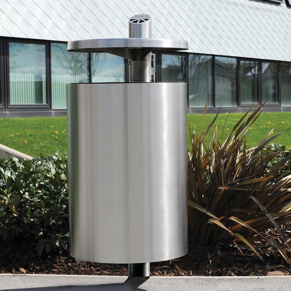 Apollo Post Mounted Litter Bin