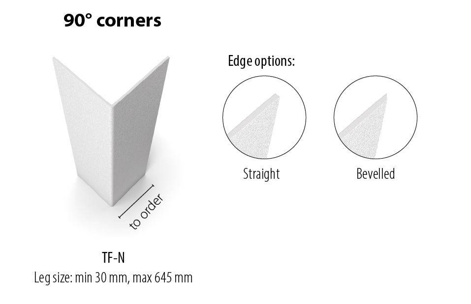 CS Acrovyn® PVC-Free TF-N Corner Guards