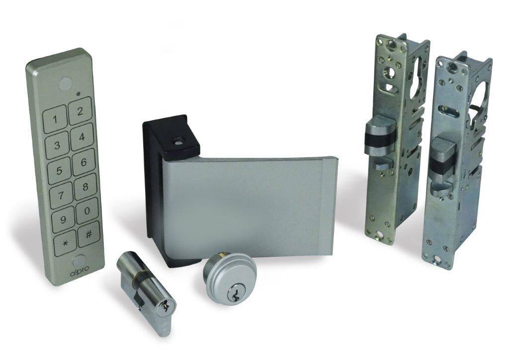 Alpro internal (access control optional) doors. - Waterproof keypad, Paddle