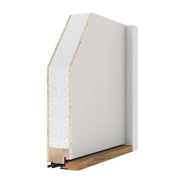 S303T Outward Open Timber Composite Panel Entrance Door