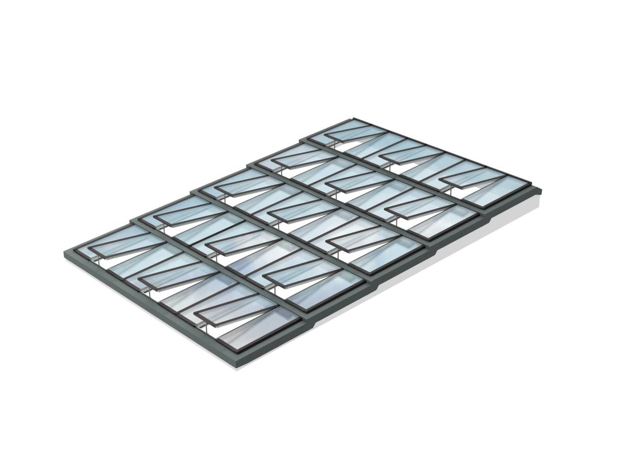 VMS Step Longlight 5–25° - Rooflight 