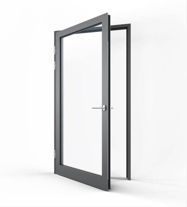 Pure Commercial Single Door Open In