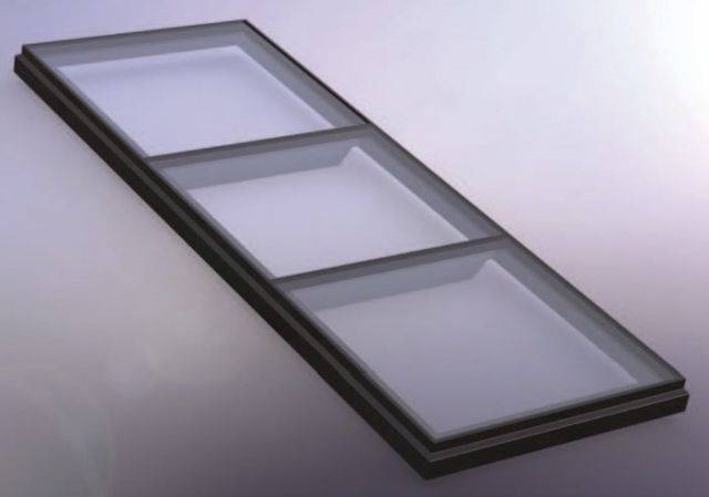 Skyway Fixed Flat Glass Multi Pane Rooflight