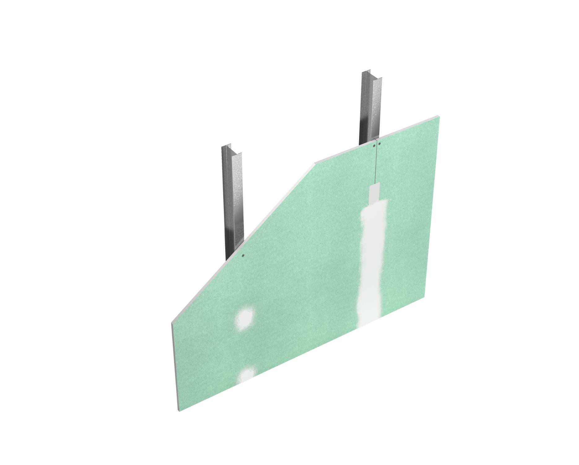 Knauf 'I' Stud Lining (non-fire resistance system): ISL-I-50-055-6-1-12.5-MP-0