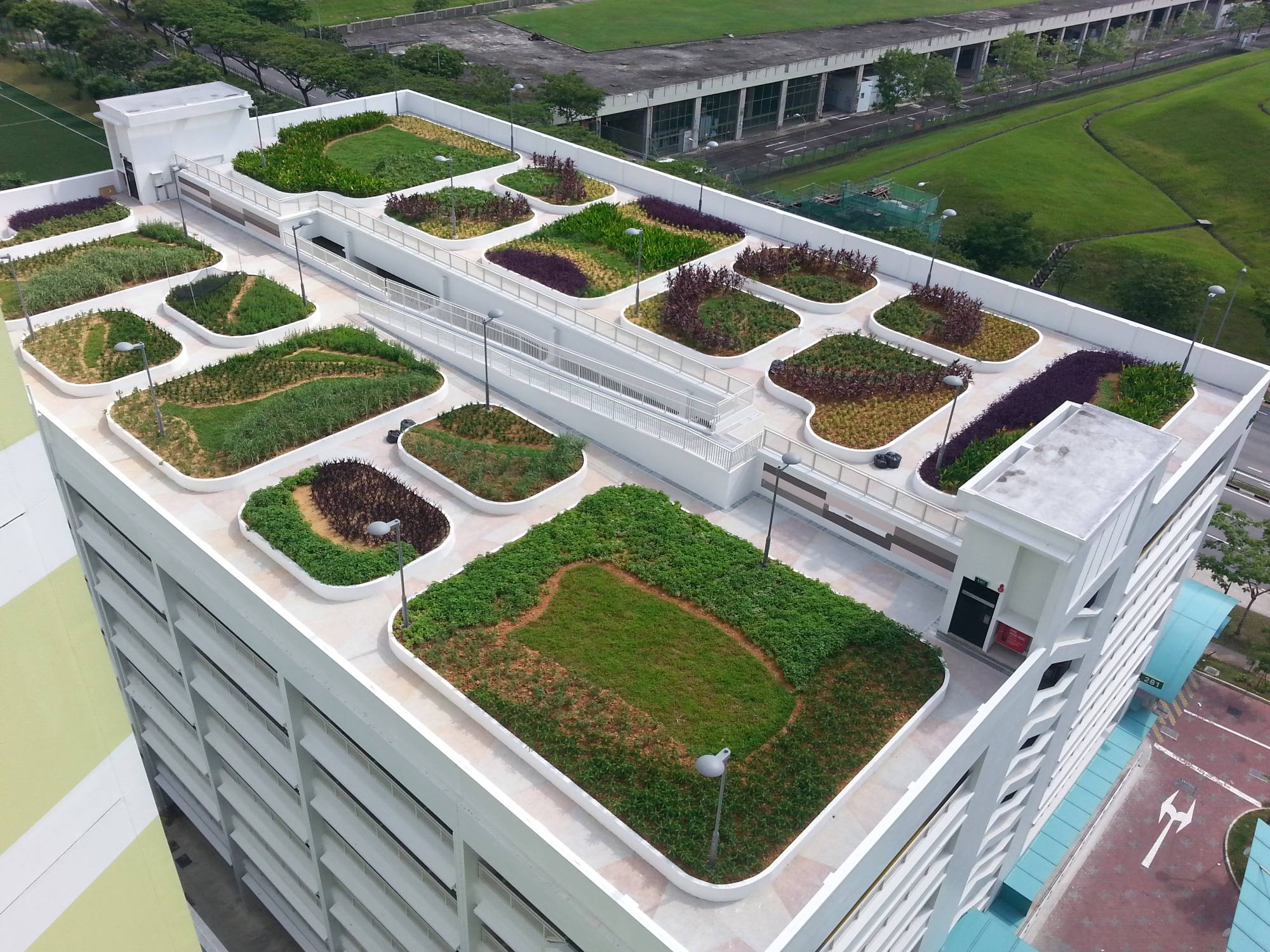 Intensive Sedum Adhered Membrane System With Mineral Wool Insulation - RENOLIT ALKORPLAN Green LA