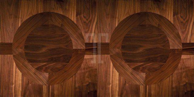 PARQUETRY Collection - Concentric Design Panel