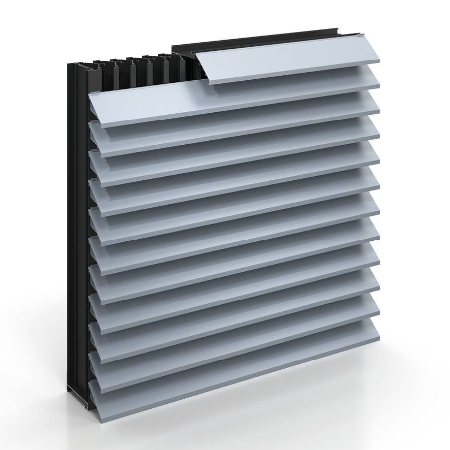 CS Louvres - Architectural Line Louvres - Double-Bank Architectural Louvres