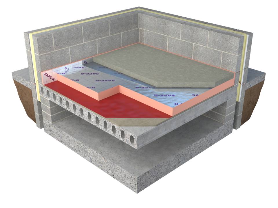 Safe-R SR/UF Underfloor Insulation - Floor Insulation