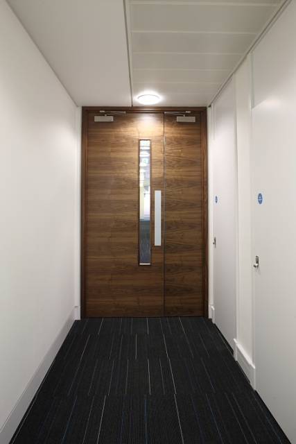 FD30 Single Door Flush Frame - Vision Panel 2