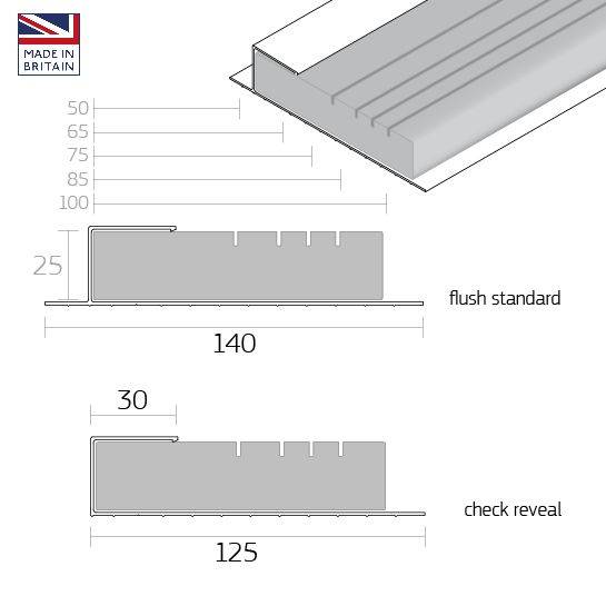 Dacatie SF Insulated Multicloser Cavity Closer For Window And Door Reveals