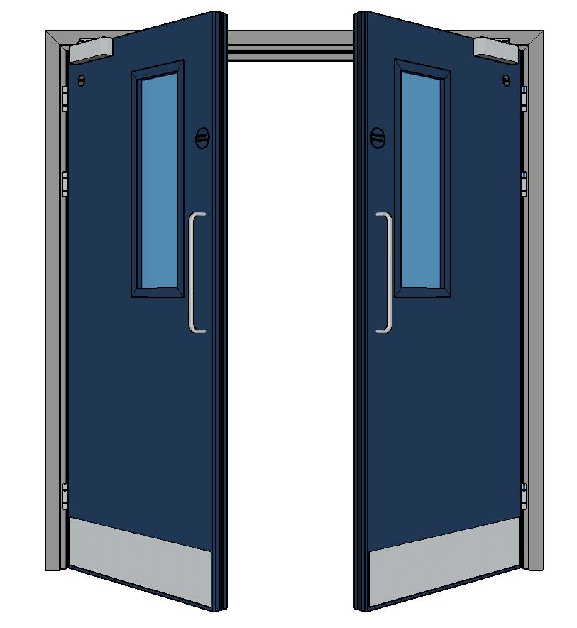 Refinedoor - Type 6 - PVC Postformed Severe Duty Doorset