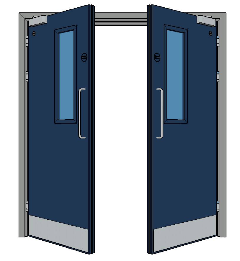 Refinedoor - Type 6 - PVC Postformed Severe Duty Doorset