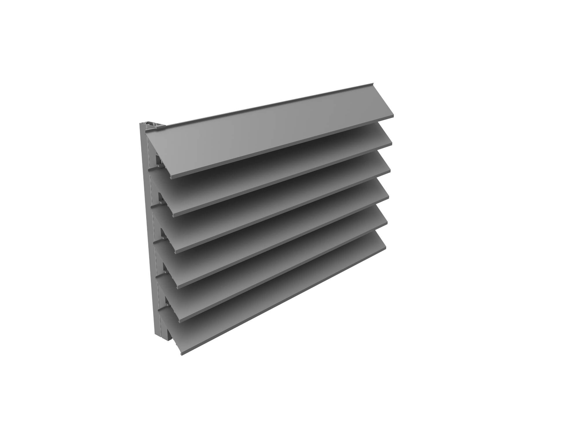 Kingfisher KW100Z Single Bank Weather Louvres - Weather Protection Louvre System