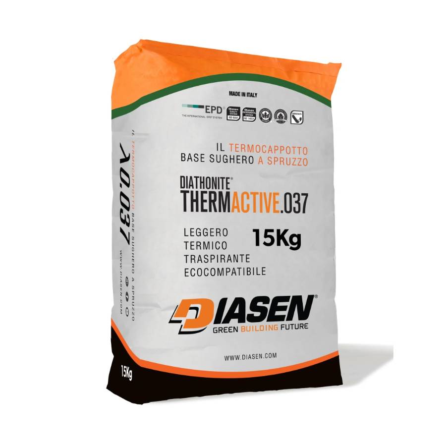 Diasen Diathonite Thermactive.037 - Cork/Lime Thermal Insulating Plaster
