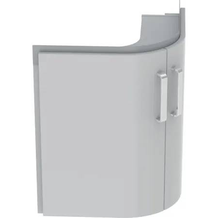 Geberit Selnova Compact Cabinet For Corner Washbasin, With Two Doors - Cabinet