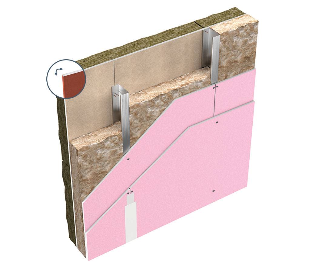 Knauf Throughwall 100 mm SFS / 120min Fire outside to inside