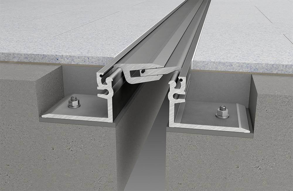 CS Allway® APF Series Heavy Duty Metal Floor Joint Covers - Recess Mounted