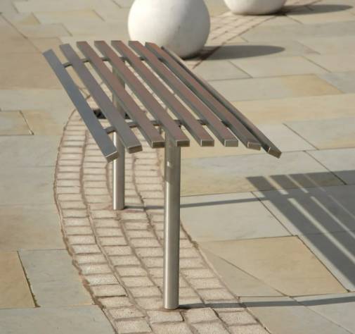 Hopetoun Stainless Steel Bench