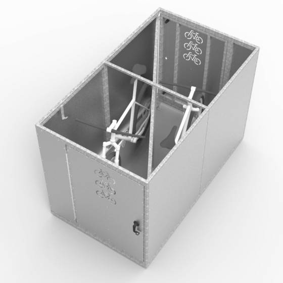 CBL-2-LD bike locker