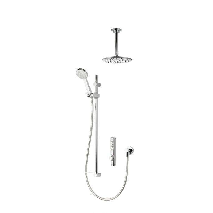 iSystem - Smart Concealed with Adjustable Head and Ceiling Fixed Drencher