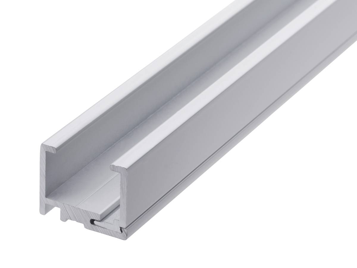 6 / 8mm Aluminium Glazing Channel - Glazing Channels for 6/8mm Glass