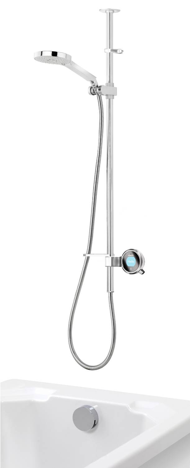 Q - Exposed With Adjustable Head And Bath Overflow Filler High Pressure